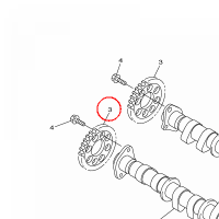 YAMAHA - ZEBATKA LANC. ROZRZ. nr: 20S121760000