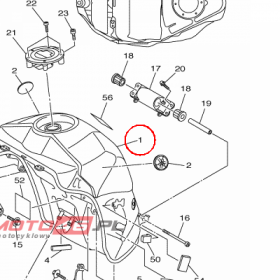 YAMAHA - ZBIORNIK PALIWA nr: 14B2411000P4