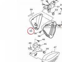 YAMAHA - OSLONA BOCZNA nr: 1D7217411000