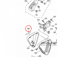 YAMAHA - EMBLEMAT nr: 1D72173B2000