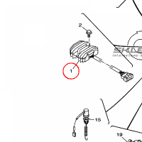 YAMAHA - regulator napiecia nr: 5KP819600000