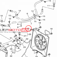 YAMAHA - BLOWER ASSY nr: 2HCE24050000