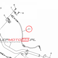 YAMAHA - linka gazu nr: B4B263110000