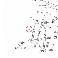 YAMAHA - PRZEWOD HAM. nr: BW3258720000