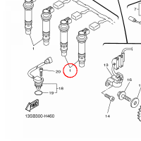 YAMAHA - CEWKA ZAPL. nr: 13S823100000