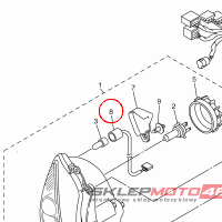 YAMAHA - PRZEWOD Z OPRAWKA nr: 5SL843120000