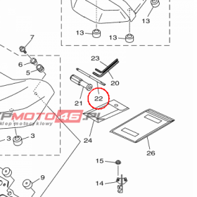 YAMAHA - DRIVER nr: 137281520000