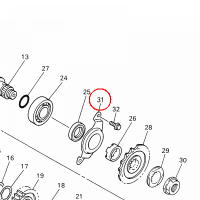 YAMAHA - PODKLADKA nr: 5GR174711000