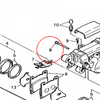 YAMAHA - ZAWLECZKA nr: 3HE259240000