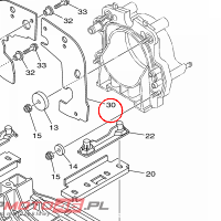 YAMAHA - PLATE, RUBBER 1 nr: F2CU757E0100