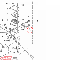 YAMAHA - BOLT, FLANGE nr: 5HHF63320000