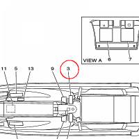 YAMAHA - LABEL, WARNING UNIFORM 1 nr: GM6641B11000