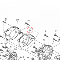 YAMAHA - UCHWYT SILNIKA nr: B90153260000