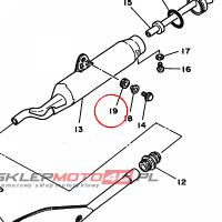 YAMAHA - DAMPER, FRONT nr: 168216380000