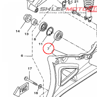 YAMAHA - LOZYSKO nr: 1S6F21760000