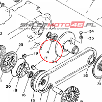 YAMAHA - simmering nr: 931022233500