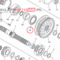 YAMAHA - simmering nr: 931024501200