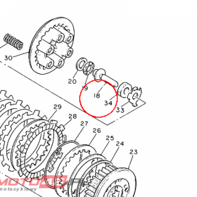 YAMAHA - SWORZEN nr: 4X7163560000