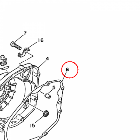 YAMAHA - uszczelka nr: 10V154510100