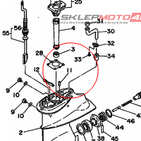 YAMAHA - PIN,DOWEL (626) nr: 936040806200