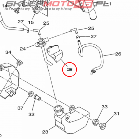 YAMAHA - PROTECTOR 1 nr: 1RC228250000