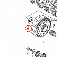 YAMAHA - PODKLADKA nr: 5CU161540000