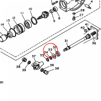 YAMAHA - podkladka nr: 90201231A200