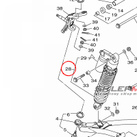 YAMAHA - SHOCK ABSORBER ASS nr: 1TDF33902000