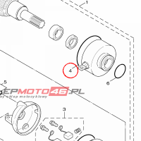 YAMAHA - uszczelniacz nr: 932105566900