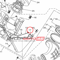 YAMAHA - tulejka nr: 903870606900