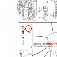 YAMAHA - GASKET nr: 6P3245640000