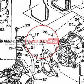 YAMAHA - uszczelka glowicy nr: 6G811181A000