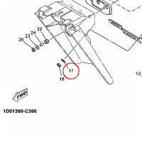 YAMAHA - podkladka nr: 902010682100