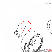 YAMAHA - podkladka nr: 929071060000