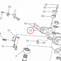 YAMAHA - POLKA ZAWIESZ. nr: 22BF34352000