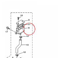 YAMAHA - ZBIORNIK PLYNU HAM. nr: 5BE258940000