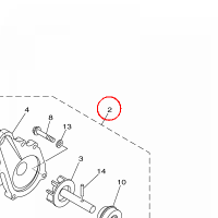 YAMAHA - WATER PUMP ASSY nr: 1S3124200000