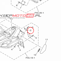 YAMAHA - PLATE,AGE EUR. nr: 1HPF811R0000