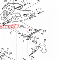 YAMAHA - oslona uszczeln. nr: 2CR221511000