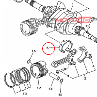 YAMAHA - panewka nr: 5GJ116560000