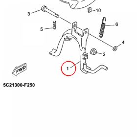 YAMAHA - PODSTAWKA BOCZNA nr: 5C2F71110000