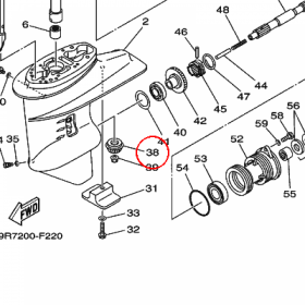 YAMAHA - TULEJA nr: 61N455510000