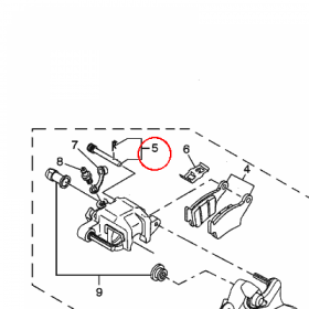 YAMAHA - ZAWLECZKA nr: 5VKF59241000