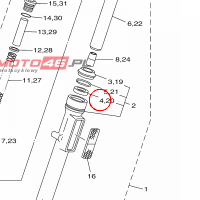 YAMAHA - simmering nr: 1STF31450000