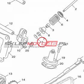 YAMAHA - plytka regulac. nr: 5STE21693100