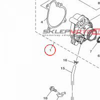 YAMAHA - WATER PUMP ASSY nr: 23P124200100