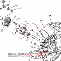 YAMAHA - BAND, RIM(2JX) nr: 943181414900