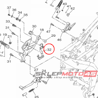 YAMAHA - STAY STOP SWITCH nr: B6GF144G0000