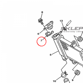 YAMAHA - STOPPER nr: 5FC124370000