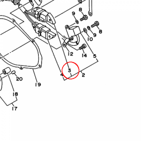 YAMAHA - CEWKA nr: 64X855200000